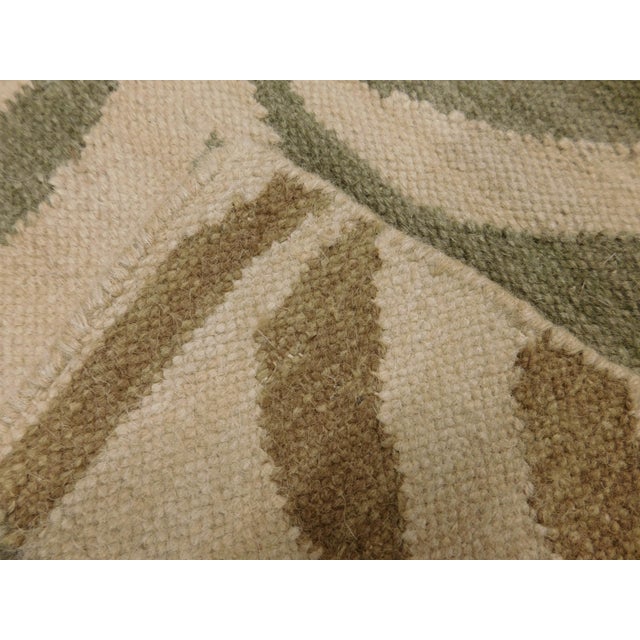 Boho Chic Vintage Handmade Flatwoven Accent Rug. 2'x 3' For Sale - Image 3 of 7