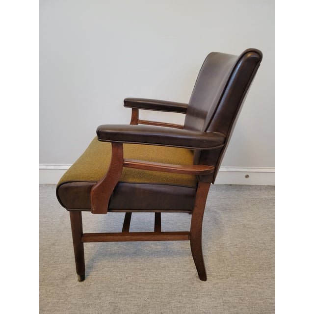 1950s Hon Murphy Miller Office Arm Chair For Sale - Image 9 of 10