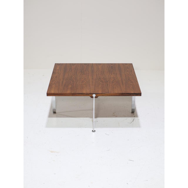 Rare vintage coffee table designed by sven ellekær for søren willadsen møbelfabrik, denmark, 1960s/70s. The table is...