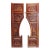 Carved Scenic Wall Art / Panel Set Wisdom Harmony and Prosperity For Sale