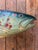 Large Vintage Painted Folk Art Fish Trade Sign For Sale - Image 11 of 16