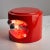 Orange Ceramic Table Lamp from Perdomello 70, 1970s For Sale - Image 3 of 11