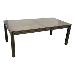 Crate & Barrel Maria Yee BambooTimbre Extension Dining Table For Sale