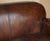 Vintage Chesterfield Sofa in Brown Leather from Halo For Sale - Image 4 of 17