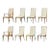1970s Bernhard Rohne Burled Dining Chairs for Mastercraft- Set of 8 For Sale