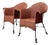 Palecek Vintage Rattan and Metal Chairs - Set of Two For Sale