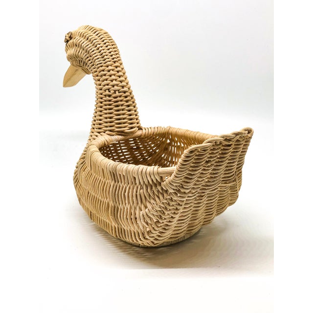 Small Woven Duck Basket Chairish