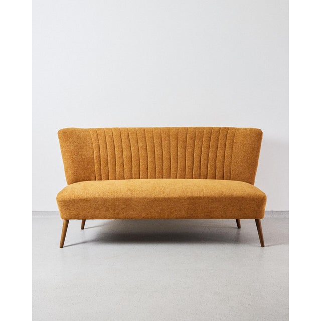 Sky Sofa in Wood and Fabric, 1950s For Sale - Image 6 of 6