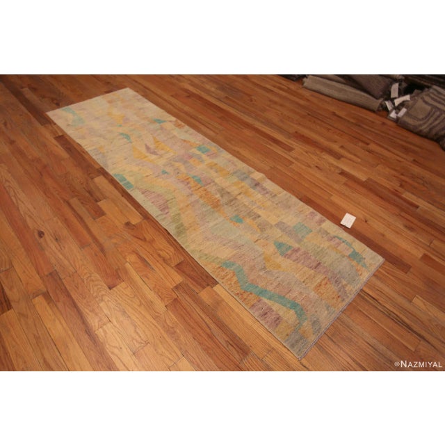Wonderfully Warm and Cozy Modern Artistic Casual Tribal Geometric Rustic Contemporary Runner Rug, Country Of Origin:...