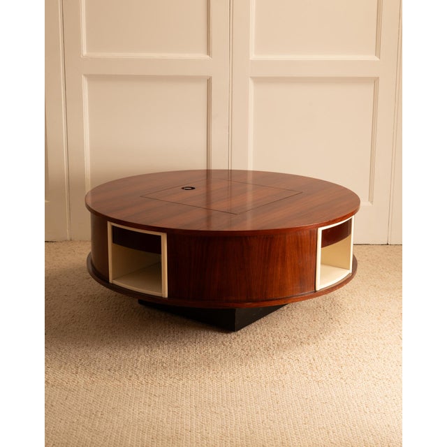 1960s Vintage Swivel Coffee Table, 1960s For Sale - Image 5 of 8