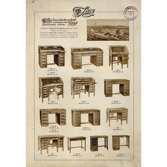 Oak Jerry Child Desk, 1930s For Sale - Image 16 of 17