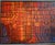 1970s Mid-Century Modern Colorful Geometric Abstract Oil Painting For Sale - Image 5 of 18