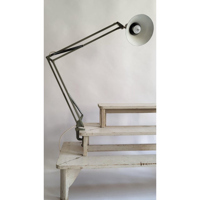 Mid-Century Adjustable Architects Desk Lamp from Elux, 1950s For Sale - Image 4 of 11