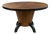 Art Deco Round Oak Coffee Table, 1930s For Sale