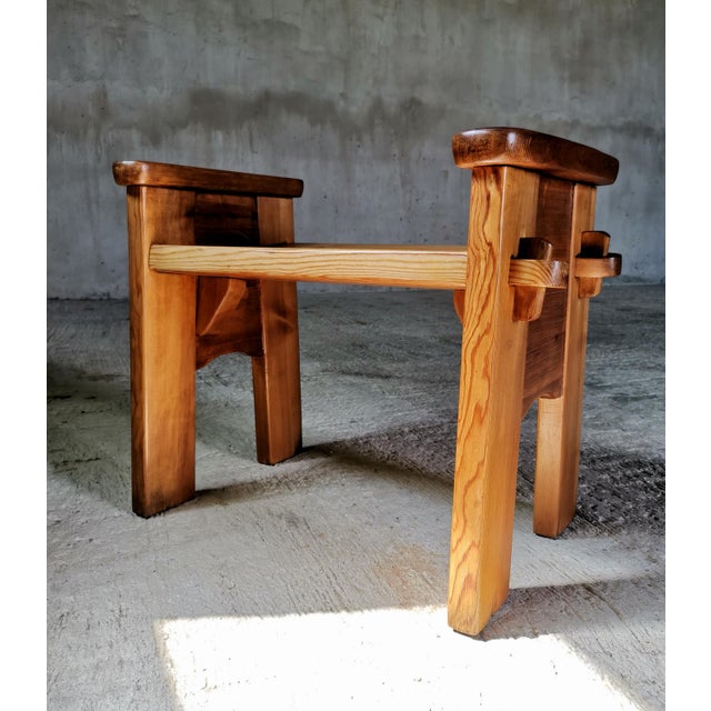 David rosén “berga" stool solid pine produced by nordiska kompaniet sweden 1940s the iconic “berga" stool by david rosén...