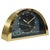 Hollywood Regency Brass See-Through Table Clock attributed to Seiko, Japan, 1980s For Sale