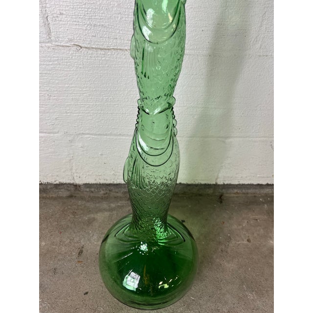 Mid Century Chianti Bottle Fish Motif For Sale - Image 9 of 9