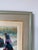 Vintage Impressionist Figural Landscape Oil on Masonite Board - Framed For Sale In Miami - Image 6 of 11