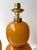 Contemporary Pair of Brass and Orange Murano Glass Bulbs Lamps, Italy For Sale - Image 4 of 13