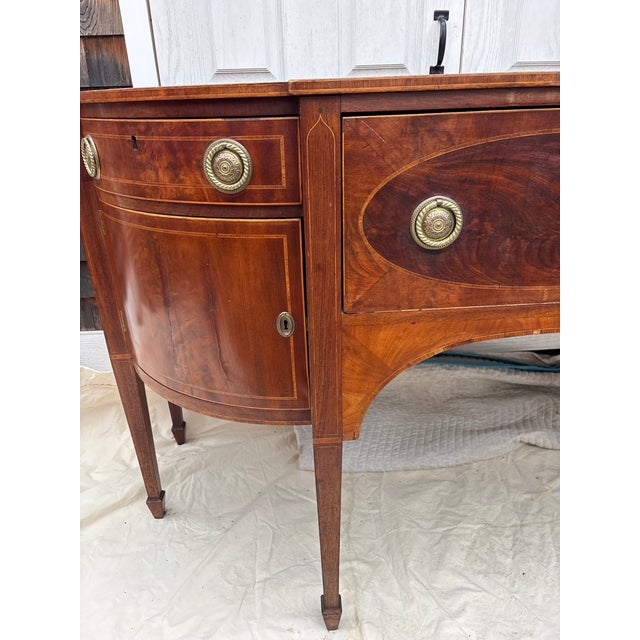 Eary 19th Century Federal Mahogany Sideboard For Sale - Image 9 of 10