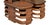 Mid 20th Century Vintage Coastal Paul Frankl Stacked Rattan Side Tables - a Pair For Sale - Image 10 of 12
