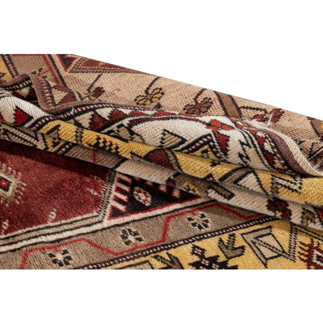 Vintage Turkish Rug, 4'2" X 7'1" For Sale - Image 4 of 9