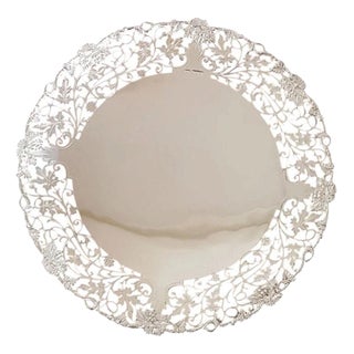 Sterling Silver Cake Stand Compôtier from Lee & Wigfull, Sheffield, 1942 For Sale