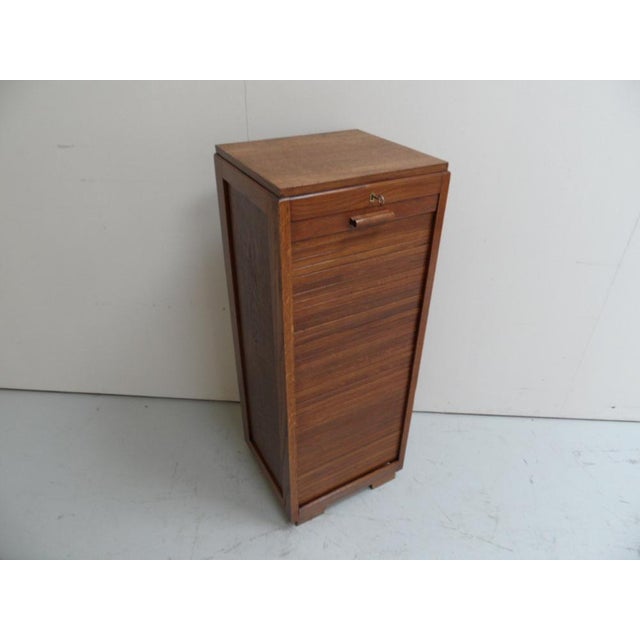 Vintage Filing Cabinet with Roller Shutter, 1930s, in Very Good conditions. Designed 1920 to 1949