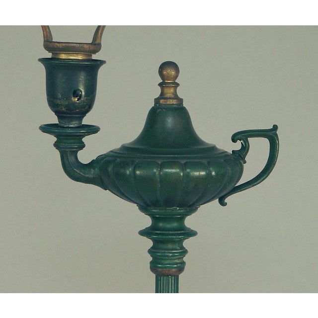 Arts & Crafts 1910s Bradley & Hubbard Standing Floor Model Aladdin Lamp, Base Only For Sale - Image 3 of 6
