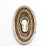This keyhole cover features a solid brass construction, ensuring durability and a classic, timeless appeal. The oval shape...