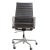 Patinated Dark Brown Leather Ea-119 Office Chair by Charles Eames for Vitra, 2000s For Sale