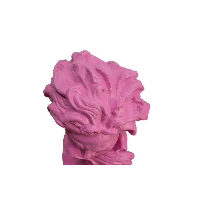 Pop Art Plaster Bust of Ludwig van Beethoven in Terracotta, 1890s For Sale - Image 5 of 8