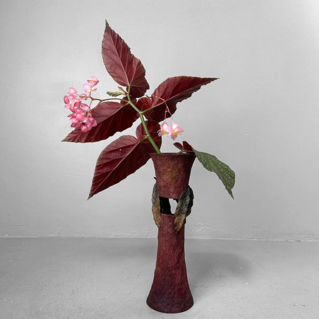 Mid-Century Modern Vintage Sculptural Vase, 1970s For Sale - Image 3 of 16