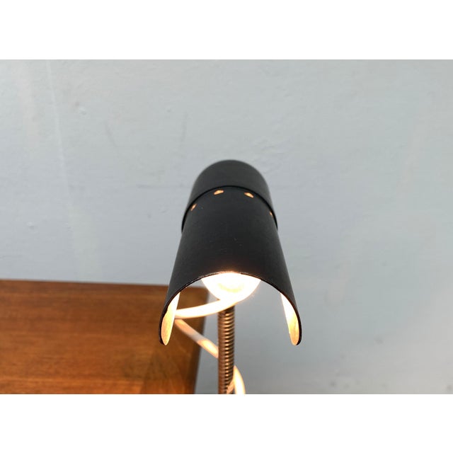 Mid-Century Minimalist Clamp Table Lamp, 1960s For Sale - Image 18 of 18