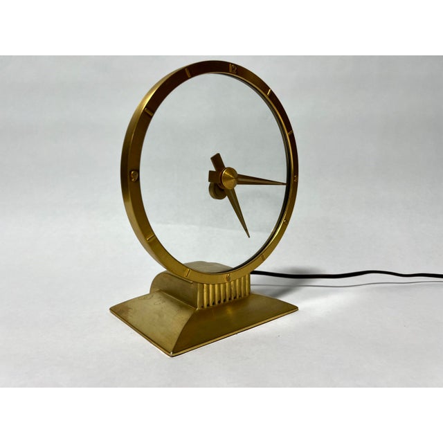 Mid-Century Modern 1950s Jefferson Golden Hour Electric Mystery Clock For Sale - Image 3 of 7