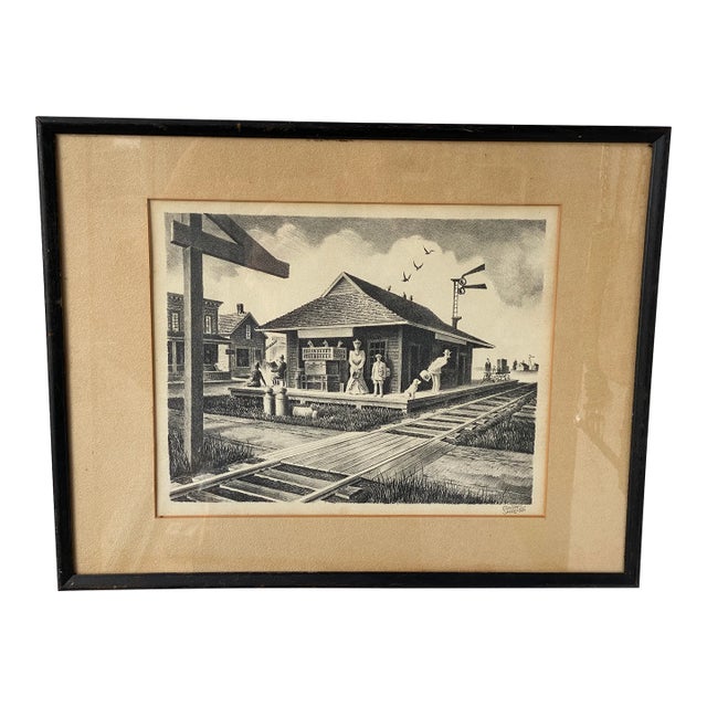 Edward Sanborn Signed Lithograph For Sale