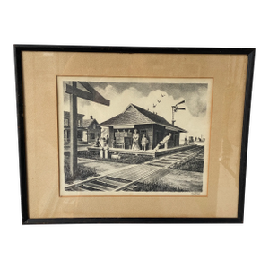 Edward Sanborn Signed Lithograph