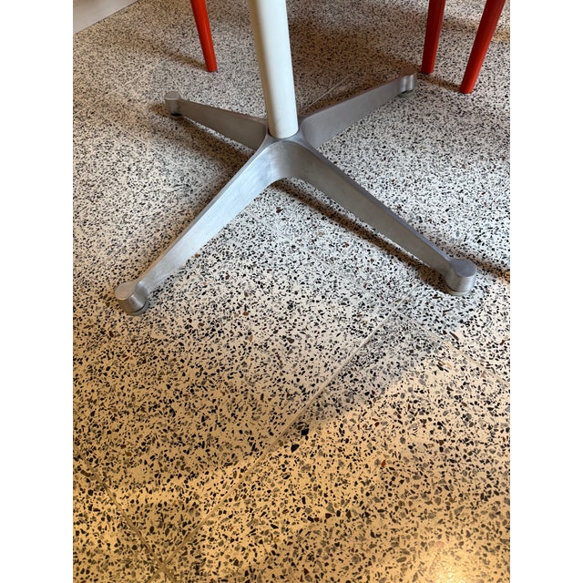 White 1960s Eames by Herman Miller Dining Table For Sale - Image 8 of 10