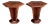 Pierre Chareau Inspired Pair Art Deco Style Mahogany Hexagonal Tables For Sale