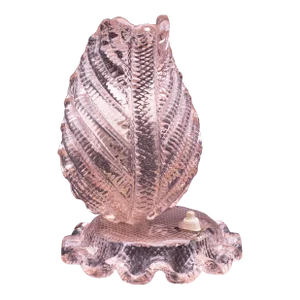 Art Deco Pink Murano Glass Table Lamps Barovier & Toso, 1940