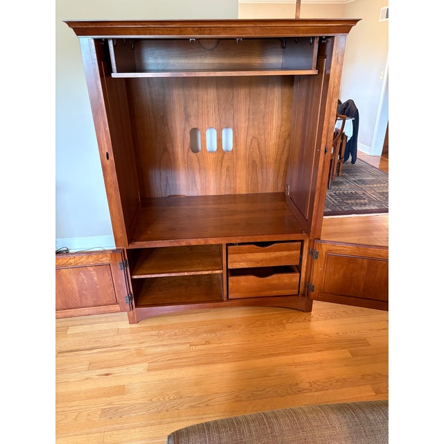 Arts & Crafts Armoire/Entertainment Center For Sale - Image 4 of 10
