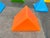 Postmodern Orange Prism Shape Floor or Table Lamp from Heico, 1980s For Sale - Image 6 of 18
