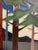 Green Motawi Tileworks Tile Triptych "Pine Landscape" in Dard Hunter Oak Frame For Sale - Image 8 of 13