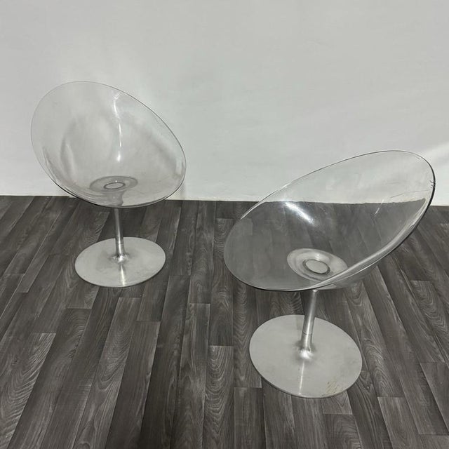 Space Age Eros Armchairs by Philippe Starck for Kartell, 1970s, Set of 2 For Sale - Image 14 of 16