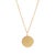 Modern Retired Tiffany & Co. 18k Yellow Gold St. Christopher Medallion Pendant Necklace For Sale - Image 3 of 8