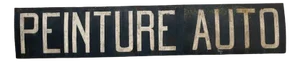 Metal and Wood Garage Sign, 1930s