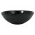Large Black Centerpiece Glass Bowl from Riedel X Mesa, Italy, 1980s For Sale - Image 13 of 13