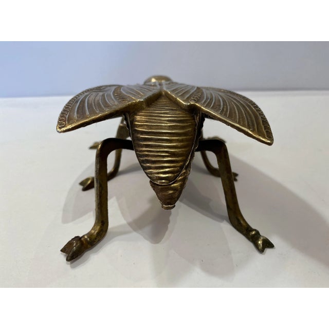 1960s 1960’s Brass Fly Ashtray For Sale - Image 5 of 7