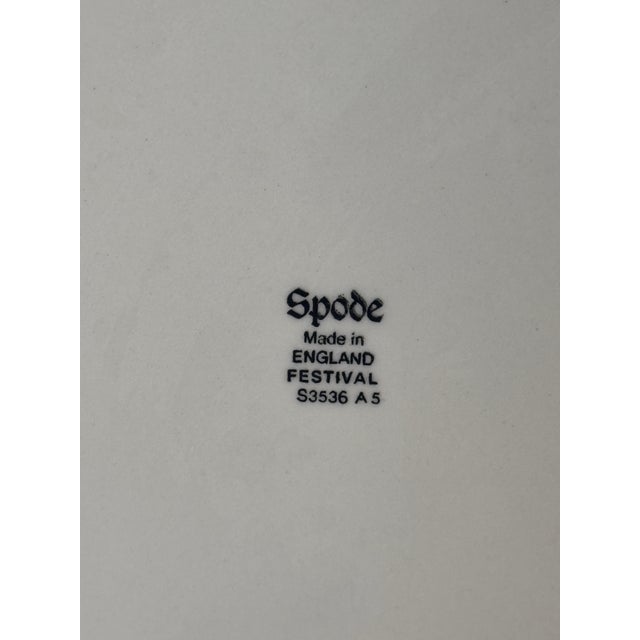 Spode Spode Festival Collection Thanksgiving Dinner Plate – Sold Separately, C. 2000s For Sale - Image 4 of 4