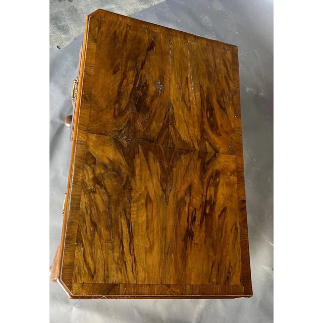 18th Century 18th Century English Burl Walnut Lowboy For Sale - Image 5 of 6